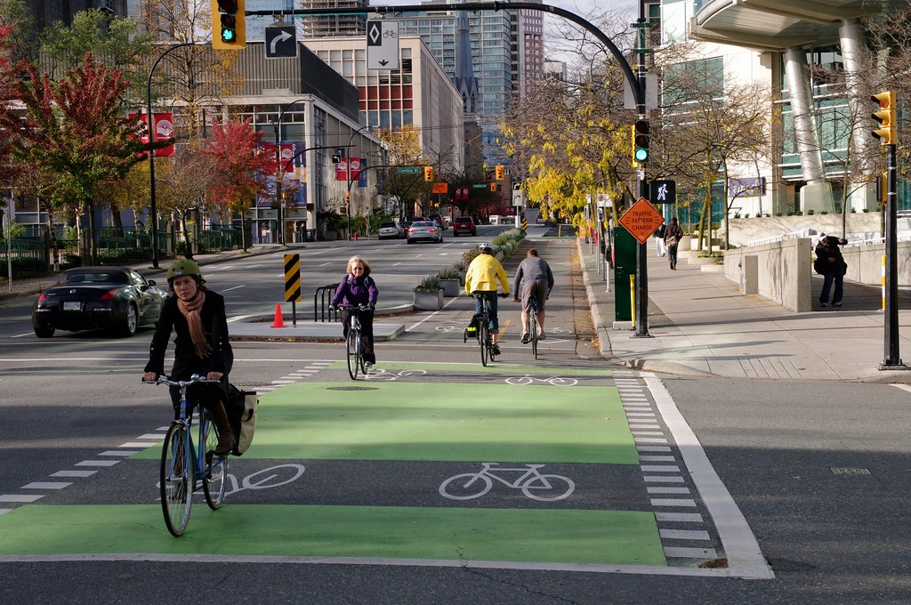 Dunsmuir Separated Bike Lanes 22 | Protected / Separated bic… | Flickr