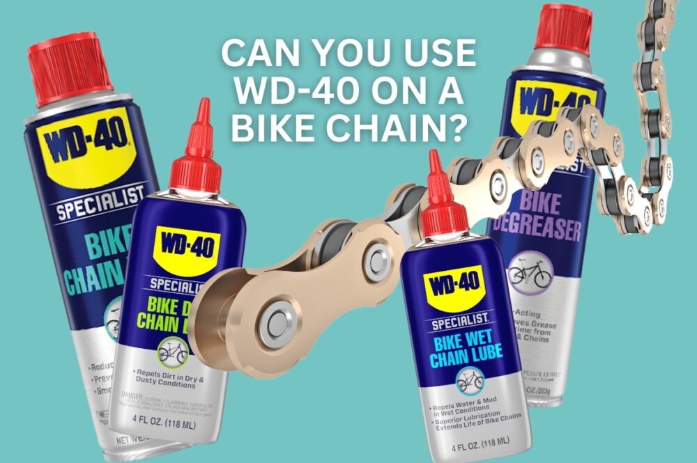 Can you use WD-40 on a bike chain?