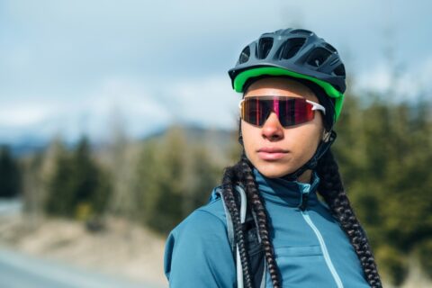 Female cyclist